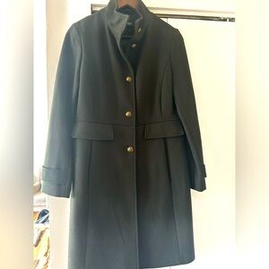 Ralph Lauren Military Wool Blend Coat